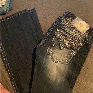 Girls miss me boot cut jeans